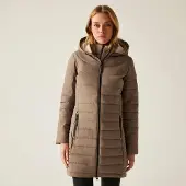 Montar FW'24 Quin Lange Hybride Jas - Bruin, S