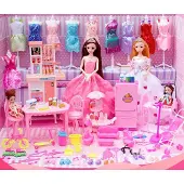 Double Horse [Speelhuisparadijs] Prinsessenpoppenset/meisjesverkleedpop/keukenset