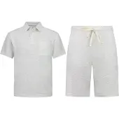 Enos Zomerset ribbed oversized polo shirt