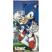 Sonic Strandlaken Comic - 70 x 140 cm - Katoen Badlaken