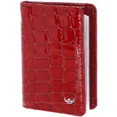 Golden Head Leren kaarthoes Cayenne RFID Protect Kartenetui 4431 Kirsche rood