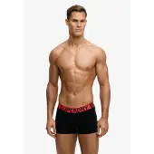 Superdry Boxershorts grijs gemêleerd / oranje / zwart