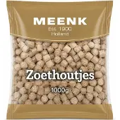 Meenk Zoethoutjes - Salmiak Snoep - 1 Kilo - Vegan Oud-Hollandse Drop