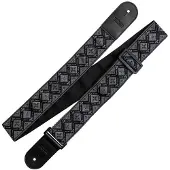 Richter Retro Black/Grey Jacquard Gitaarband - 1865