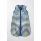 Woody Slaapzak groen-blauwe streep - maat 70cm