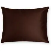 Silk Heaven Zijden Kussensloop Midnight Cacao - 22MM - - 50x70cm / Ritssluiting