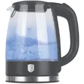 Berlinger Haus - glazen waterkoker - LED light - Mat antraciet