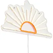 QAZQA Neon wandlamp warm wit met oranje incl. LED - Sunset