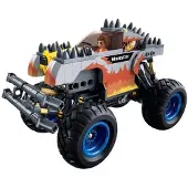 Sluban Power Bricks Bigfoot Grijs bouwspeelgoed kinderen vanaf 6 jaar – Constructiespeelgoed modelbouw monstertruck – bouwdoos met 267 bouwstenen en 1 minifiguur – M38-B1162