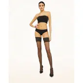 Wolford Satin Touch 20 Stay-Up - nearly black