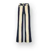 Vingino Meisjes Wide leg Jeans Cato Stripe Meisje Blauw 92