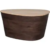 Label51 - Salontafel Ravi - Bruin - 50x70x37cm
