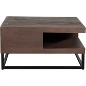 Label51 - Salontafel Cube - Bruin - 80x80x40cm