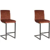 Label51 - Barstoel Milo - Rust - 53x41x100cm - Set van 2