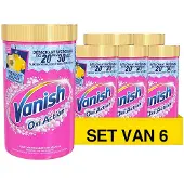 Vanish 6x Oxi Action Vlekverwijderaar Poeder Gekleurde Was 1445 Gr