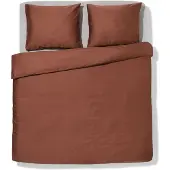 HEMA Dekbedovertrek 200x200/220cm Hotel Katoen Satijn Bruin (bruin)
