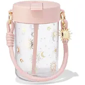 HEMA Sassy Me Waterfles 450ml Met Bandje Zonnetje (oudroze)