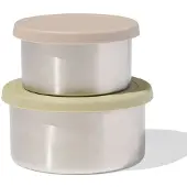 HEMA Snackboxen rvs groen - 2 stuks (groen)