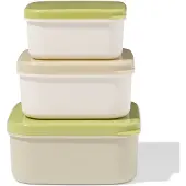 HEMA Snackboxen groen - 3 stuks (groen)