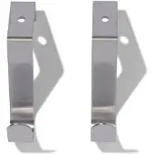 HEMA Deurhaken Rvs - 2 Stuks (grijs)
