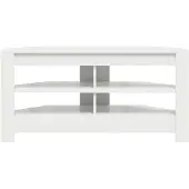 vidaXL HoekTVKabinet 102 x 41 x 50 cm Wit