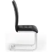 Idimex Schommelstoelen CHLOE, set van 4 - Zwart