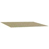 vidaXL Vervangingsdoek voor zonnescherm Groen en Geel 300 x 250 cm
