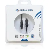 Abcom - optische audiokabel Toslink T-T - 1,5 m lang