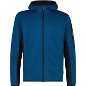 CMP - Jacket Fix Hood with Sleeve Pocket - Fleecevest 52, blauw