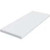 vidaXL Geheugen Schuim Matras Topper 80 x 200 cm Thick Zacht Wit