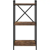 vidaXL Boekenplank 40 x 30 x 85 cm Bewerkt hout Rook Eiken