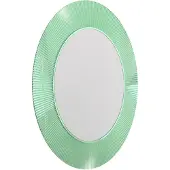 Kartell All Saints Mirror With Lighting | Aquamarine Green
