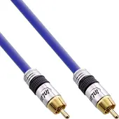 InLine Cinch kabel AUDIO, PREMIUM, 1x Cinch male / male, 1m