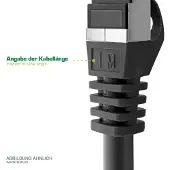 InLine Patchkabel, SF/UTP, Cat.5e, grijs, 25m