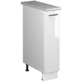 Vicco Apotheekkast Fame-Line, Wit Hoogglans/Wit, 20 cm, WB Marmer