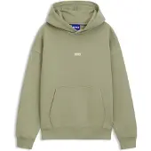 HUGO Sweatshirt 'Nazardo' mintgroen / wit