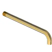 Hotbath Cobber CB094 uitloop voor CB005(T) en CB006(T) 30cm geborsteld messing PVD
