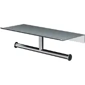 Hotbath &MORE Dubbele Rolhouder - voor planchet serie - RVS 316 SHA05IX