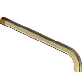 Hotbath Cobber CB094 uitloop voor CB005(T) en CB006(T) 30cm geborsteld messing