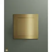 Hotbath &More vierkant ventilatierooster met klemmen wit mat