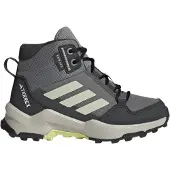 Adidas Terrex AX4R Mid Rain.RDY outdoorschoenen - grijs/geel Jongens/Meisjes Mesh - maat 30