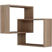 Hannah Home Wandplank Ring | spaanplaat naturel 68x68x60 cm wandplanken en -haken | NADUVI