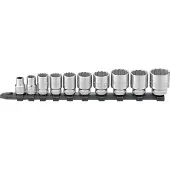 Stahlwille 45/10-12917 96052010 Dopsleutelinzetset 3/8 10-delig