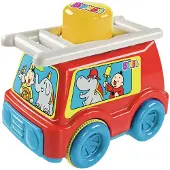 Bumba - Speelgoedvoertuig - Brandweerwagen - Met drukknop om auto te laten rijden