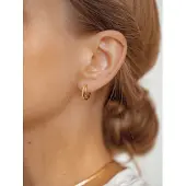 Hey Happiness Oorbellen 'Duo Sparkle' goud