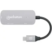 Manhattan USB-C auf HDMI 3-in-1 Docking-Konverter USB-C dockingstation Geschikt voor merk (dockingstation): Universeel USB-C Power Delivery