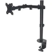 Manhattan 461542 Tafelbeugel voor monitor Aantal monteerbare displays: 1 Display(s) 33,0 cm (13) - 81,3 cm (32) Zwart In hoogte verstelbaar, Kantelbaar,