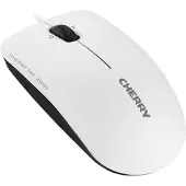 Cherry MC 2000 bedrade muis, infraroodsensor, USB, 3 knoppen, 1.600 dpi, scrollwiel met kantelfunctie, wit