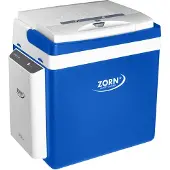 Zorn Cooler Z 26 LNE 7,8 Ah Accukoelbox Energielabel: E (A - G) Thermo-elektrisch 12 V, 230 V DC/AC Blauw-wit 25 l