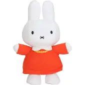 Tiamo Mama Konijn - Knuffel 28 cm - Wit oranje